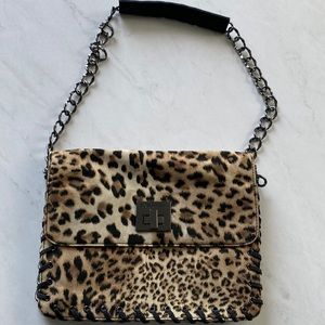 BCBG leopard purse